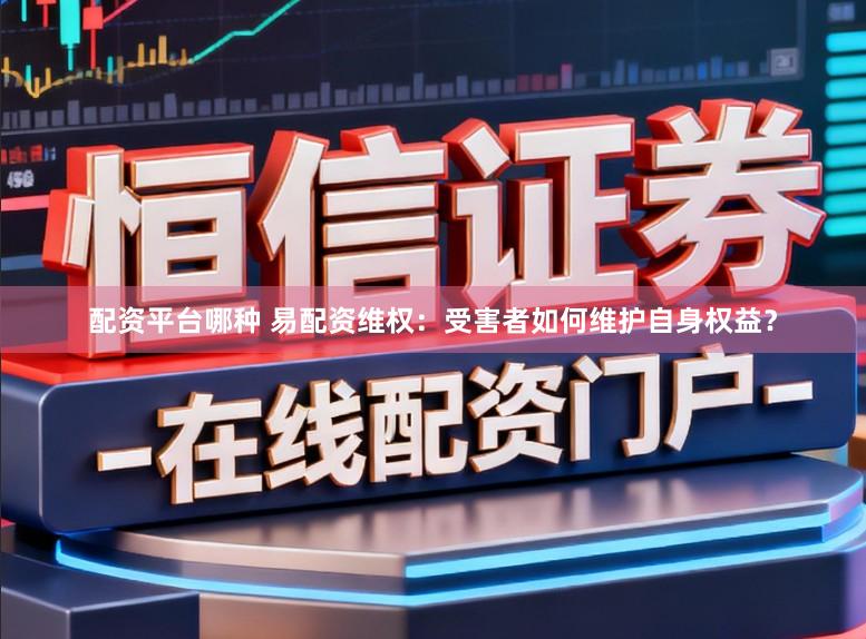 配资平台哪种 易配资维权：受害者如何维护自身权益？