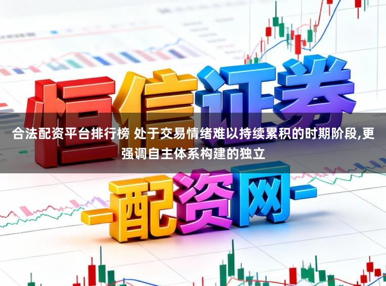 合法配资平台排行榜 处于交易情绪难以持续累积的时期阶段,更强调自主体系构建的独立